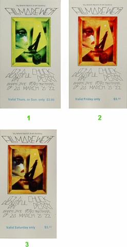 Chuck Berry Vintage Ticket