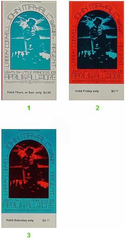 John Mayall Vintage Ticket