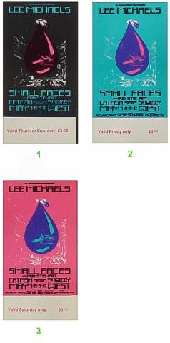 Lee Michaels Vintage Concert Poster from Fillmore West, May 7
