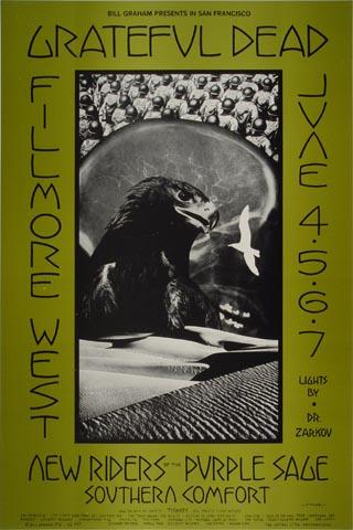 Grateful Dead Handbill