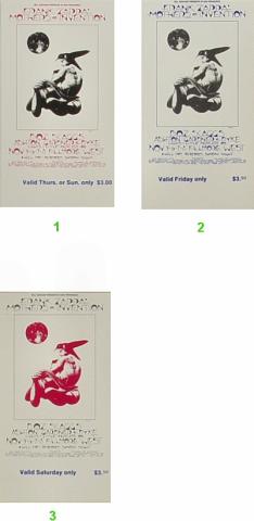 Frank Zappa Vintage Ticket