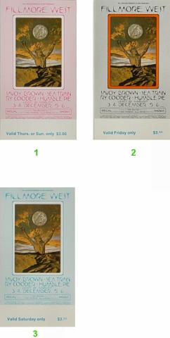 Savoy Brown Vintage Ticket