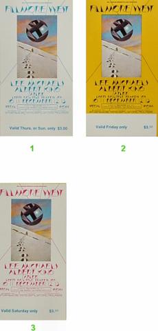 Lee Michaels Vintage Ticket