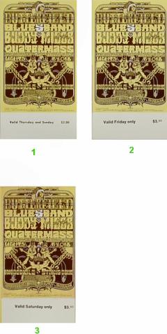 The Paul Butterfield Blues Band Vintage Ticket