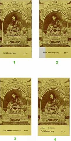 Delaney & Bonnie Vintage Ticket