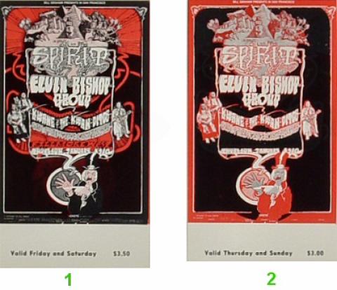 Spirit Vintage Ticket