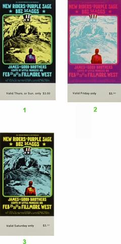 The New Riders of the Purple Sage Vintage Ticket