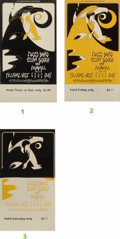 Miles Davis Vintage Ticket