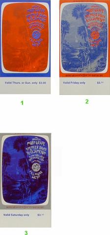 Moby Grape Vintage Ticket