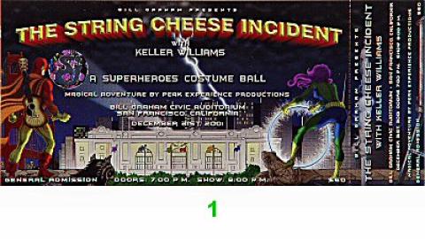 String Cheese Incident Vintage Ticket