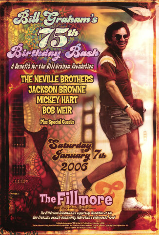 Bill Graham's Birthday Bash Poster