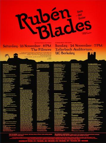 Ruben Blades y Son de Solar Poster