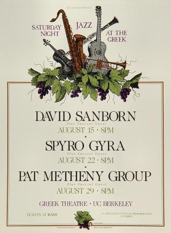 David Sanborn Handbill