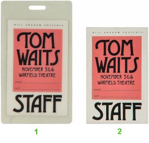 Tom Waits Laminate