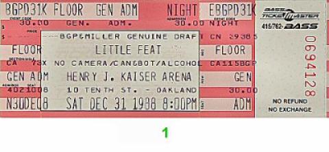Little Feat Vintage Ticket