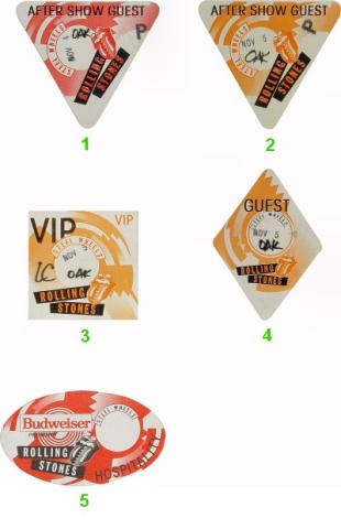 The Rolling Stones Backstage Pass