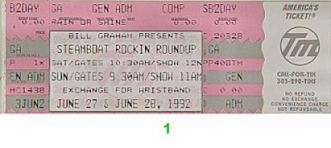 Little Feat Vintage Ticket