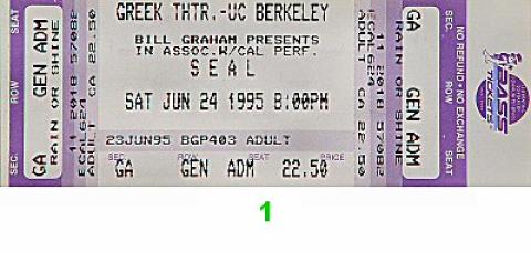 Seal Vintage Ticket