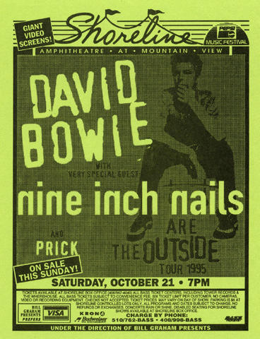 David Bowie Handbill