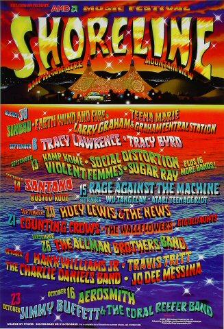 Shoreline Amphitheatre: September/October Poster