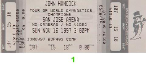 Amanda Borden Vintage Ticket