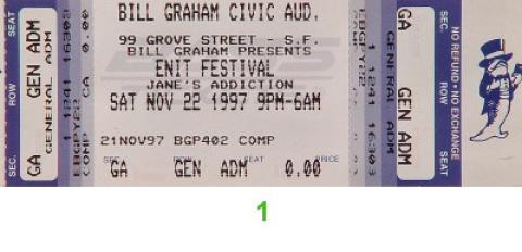 Enit Festival Vintage Ticket