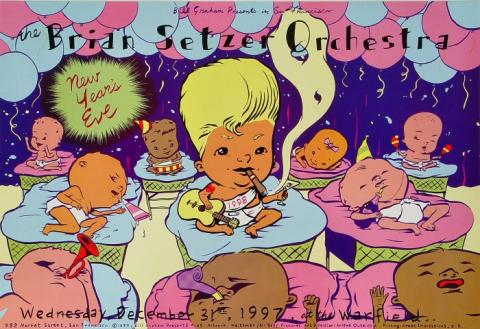 Brian Setzer Orchestra Poster