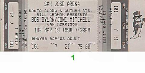 Van Morrison Vintage Ticket