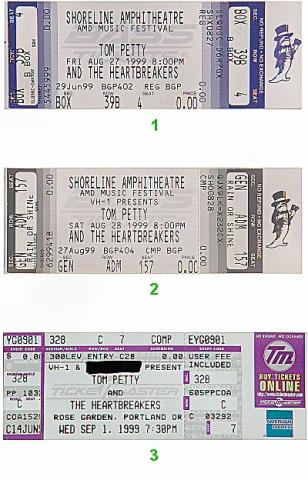 Tom Petty & the Heartbreakers Vintage Ticket