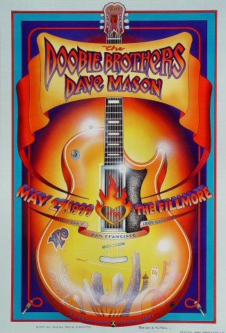 The Doobie Brothers Vintage Concert Poster from Fillmore