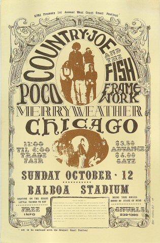 Country Joe & the Fish Handbill