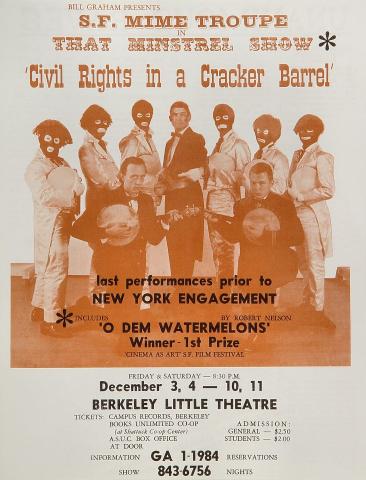 San Francisco Mime Troupe Handbill