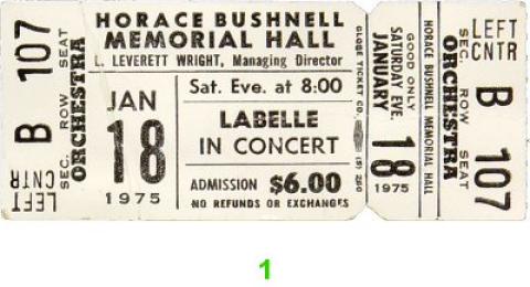 LaBelle Vintage Ticket