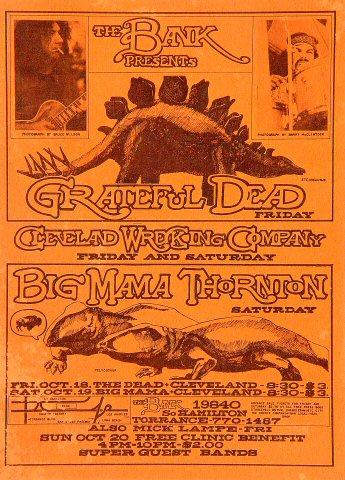 Grateful Dead Handbill