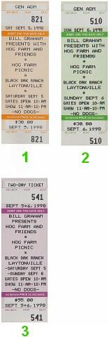 Leftover Salmon Vintage Ticket