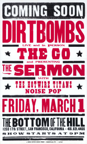 Dirtbombs Silkscreen