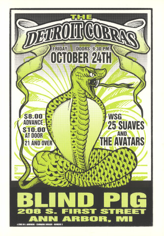 The Detroit Cobras Silkscreen