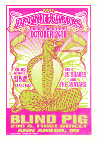 The Detroit Cobras Silkscreen