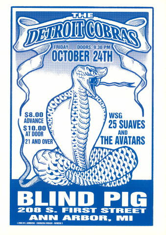 The Detroit Cobras Silkscreen