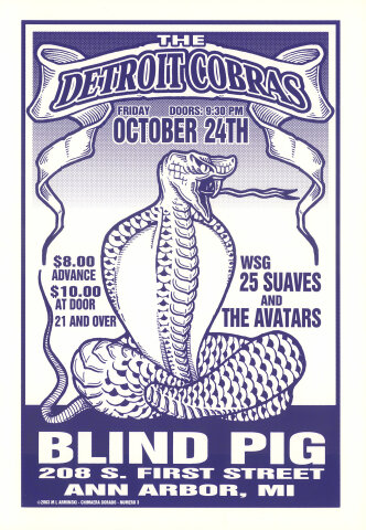 The Detroit Cobras Silkscreen