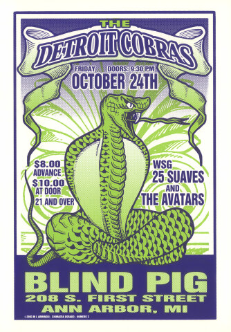 The Detroit Cobras Silkscreen