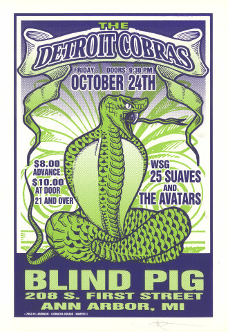 The Detroit Cobras Silkscreen