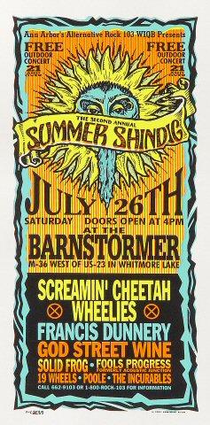 The Screamin' Cheetah Wheelies Handbill