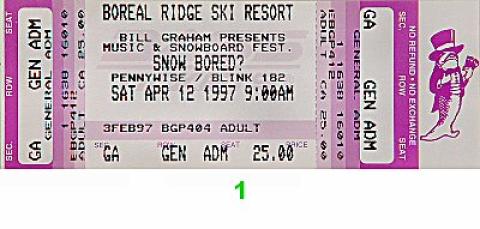 Pennywise Vintage Ticket