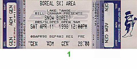 NOFX Vintage Ticket