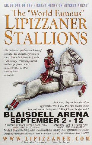 The "World Famous" Lipizzaner Stallions Poster