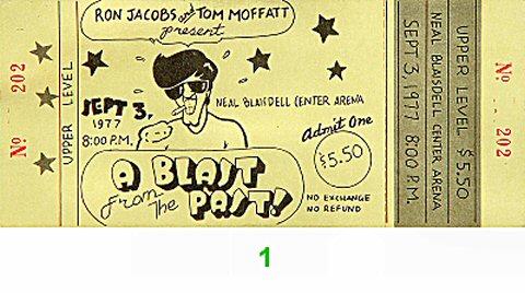 A Blast From the Past Vintage Ticket
