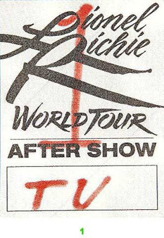 Lionel Richie Backstage Pass