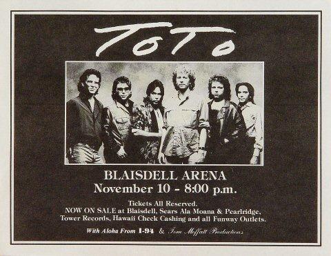 Toto Handbill