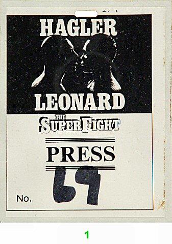 Marvin Hagler Laminate